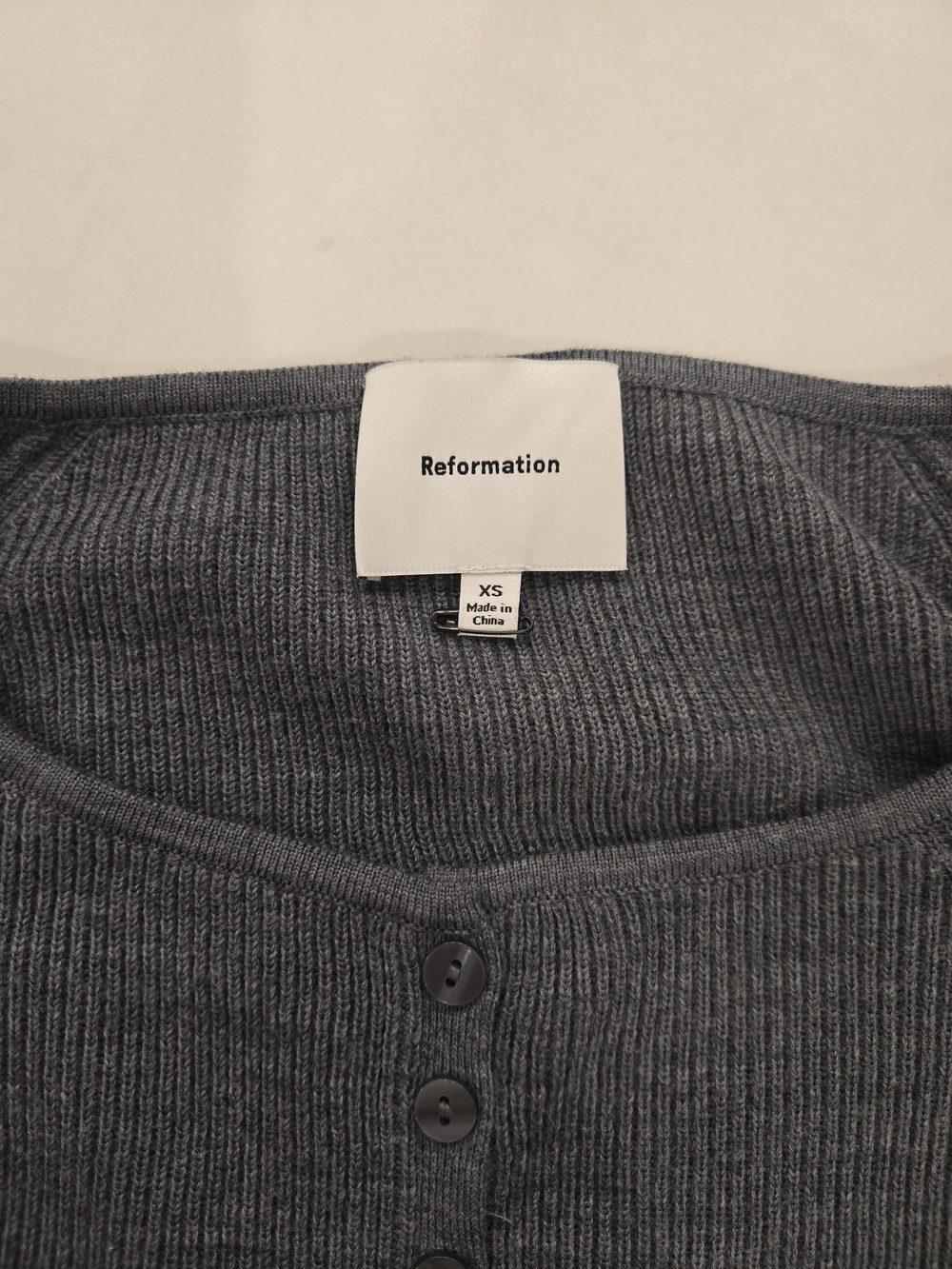 REFORMATION Meadow Regenerative Merino Cardigan - Picture 7 of 8